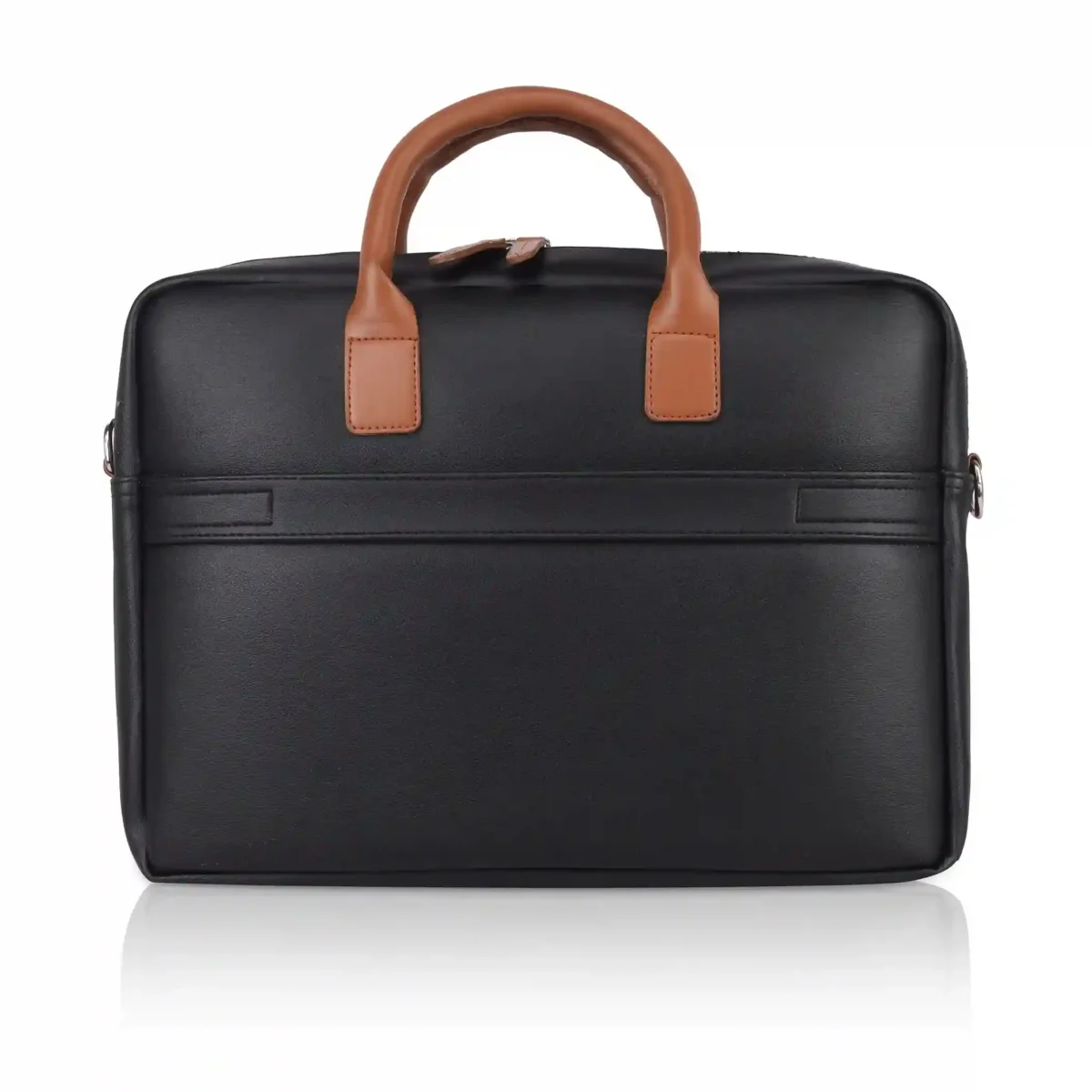 vegan unisex black laptop bag for men and women