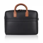 vegan unisex black laptop bag for men and women