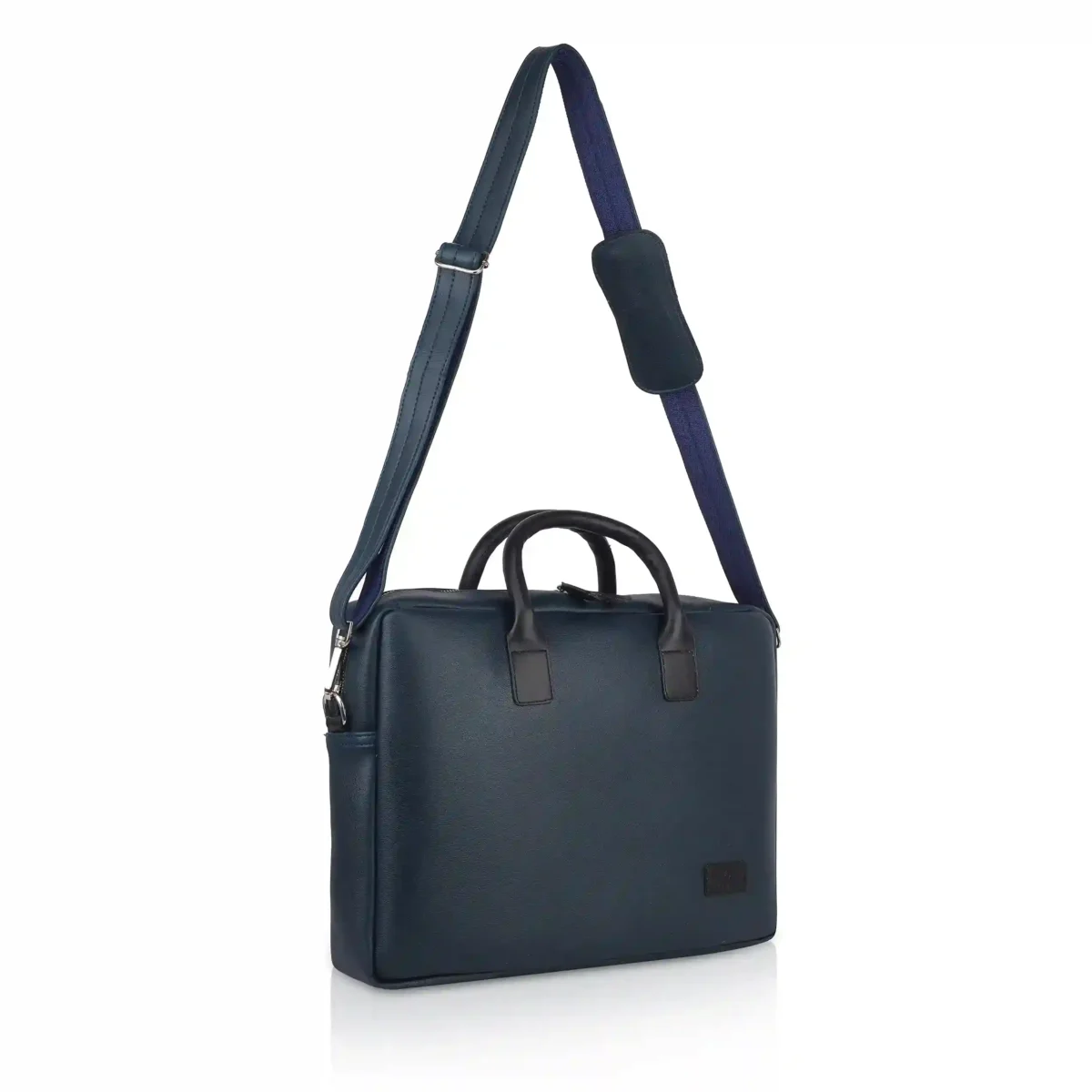 vegan unisex blue laptop bag for men and women
