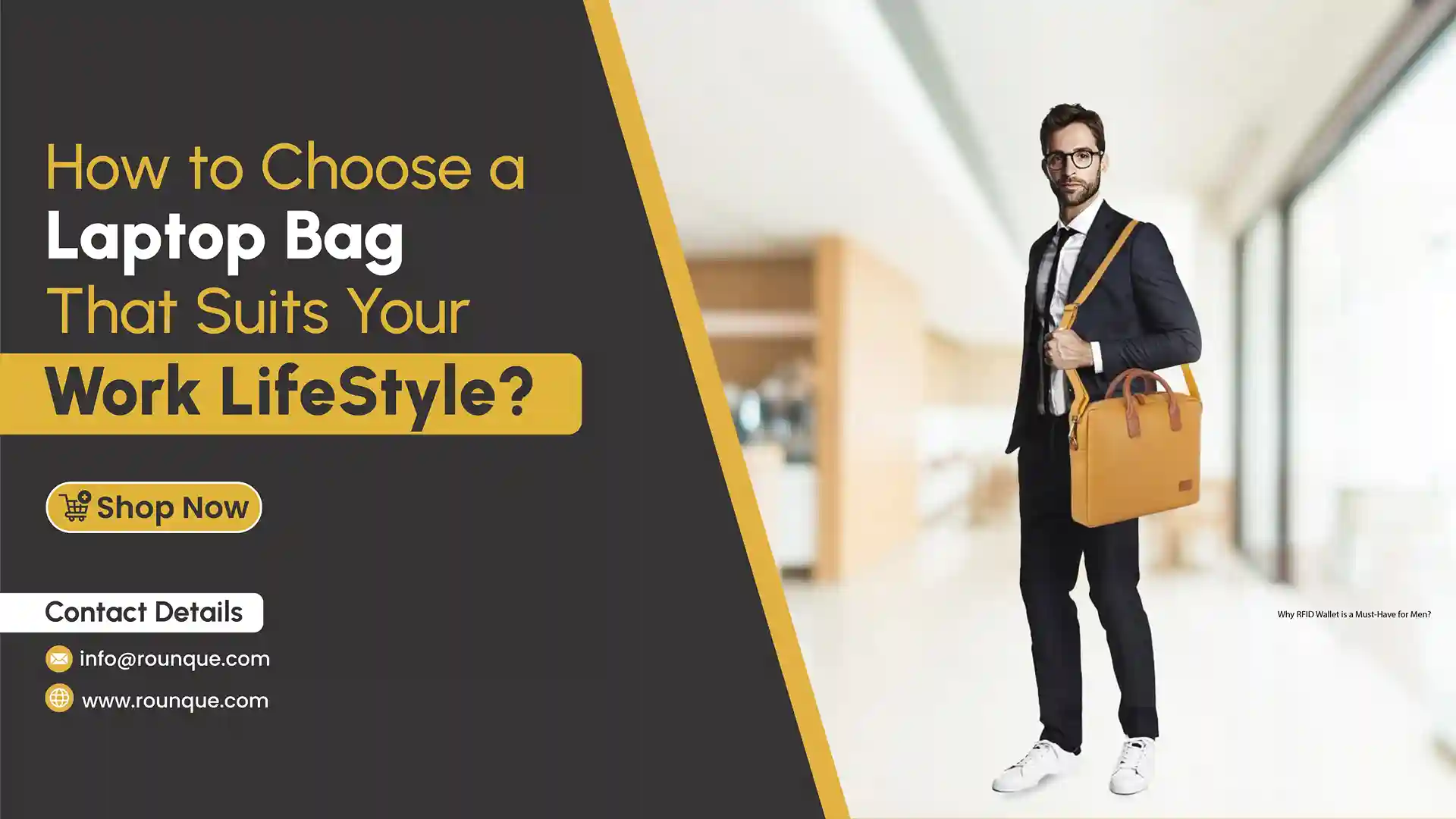 How to Choose a Laptop Bag That Suits Your Work-Life Style-Banner