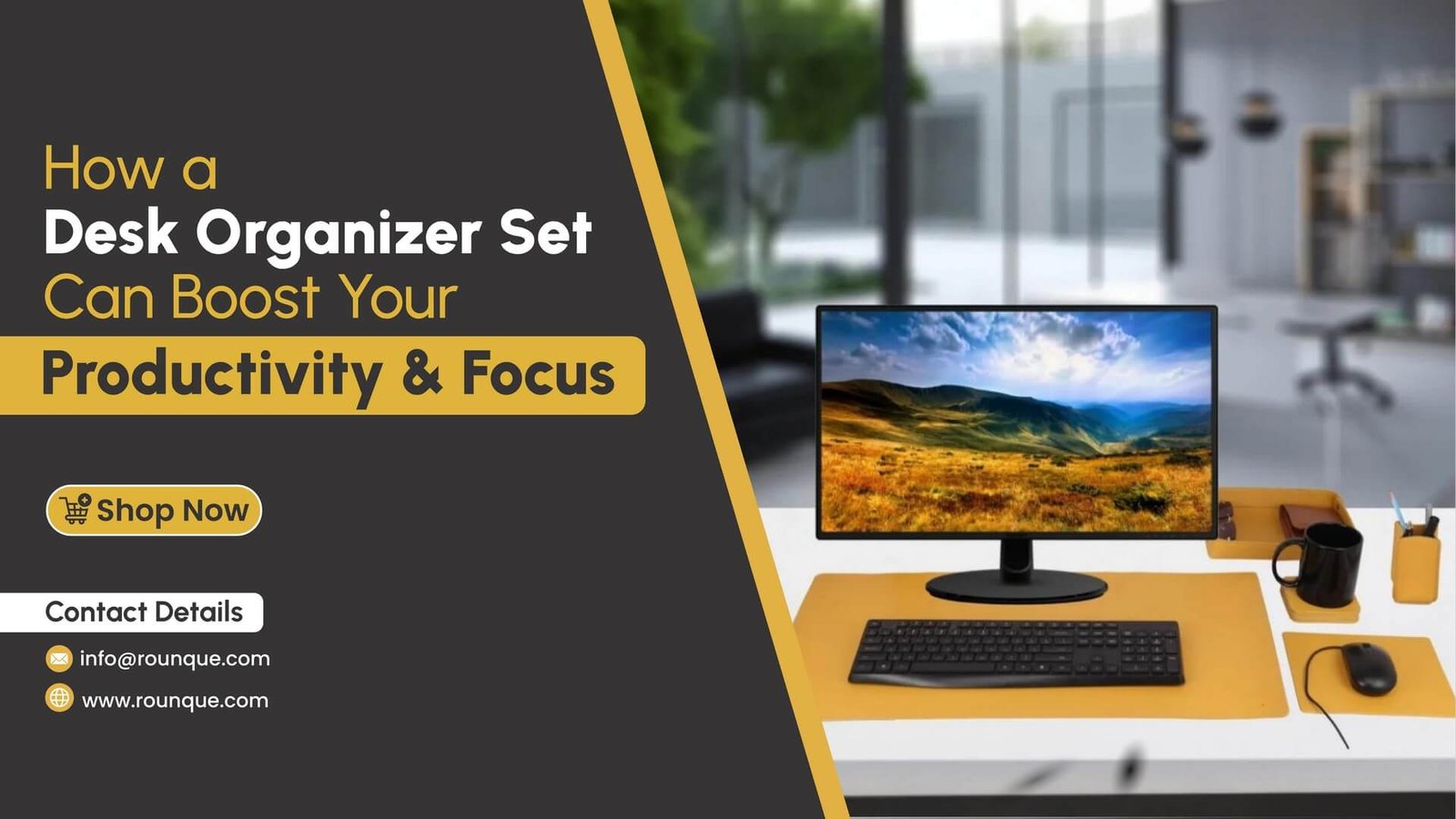 How a Desk Organizer Set Can Boost Your Productivity & Focus