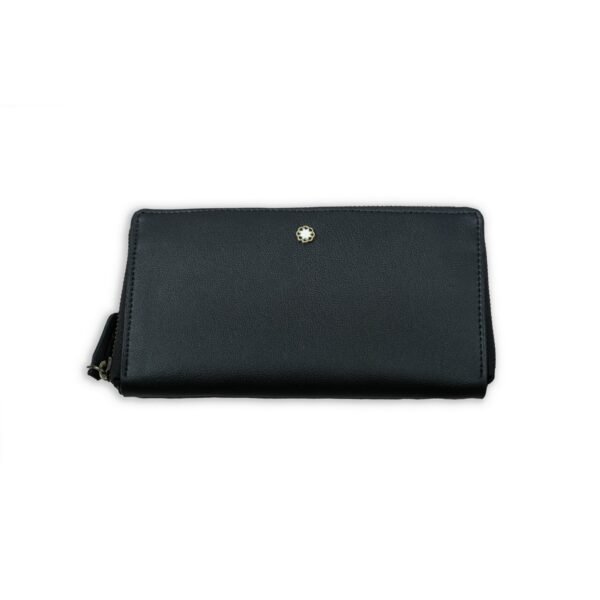 ROUNAQUE® Style Stash - Black RFID Wallet for Women