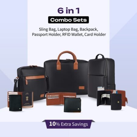 Black 6 in 1 combo sets