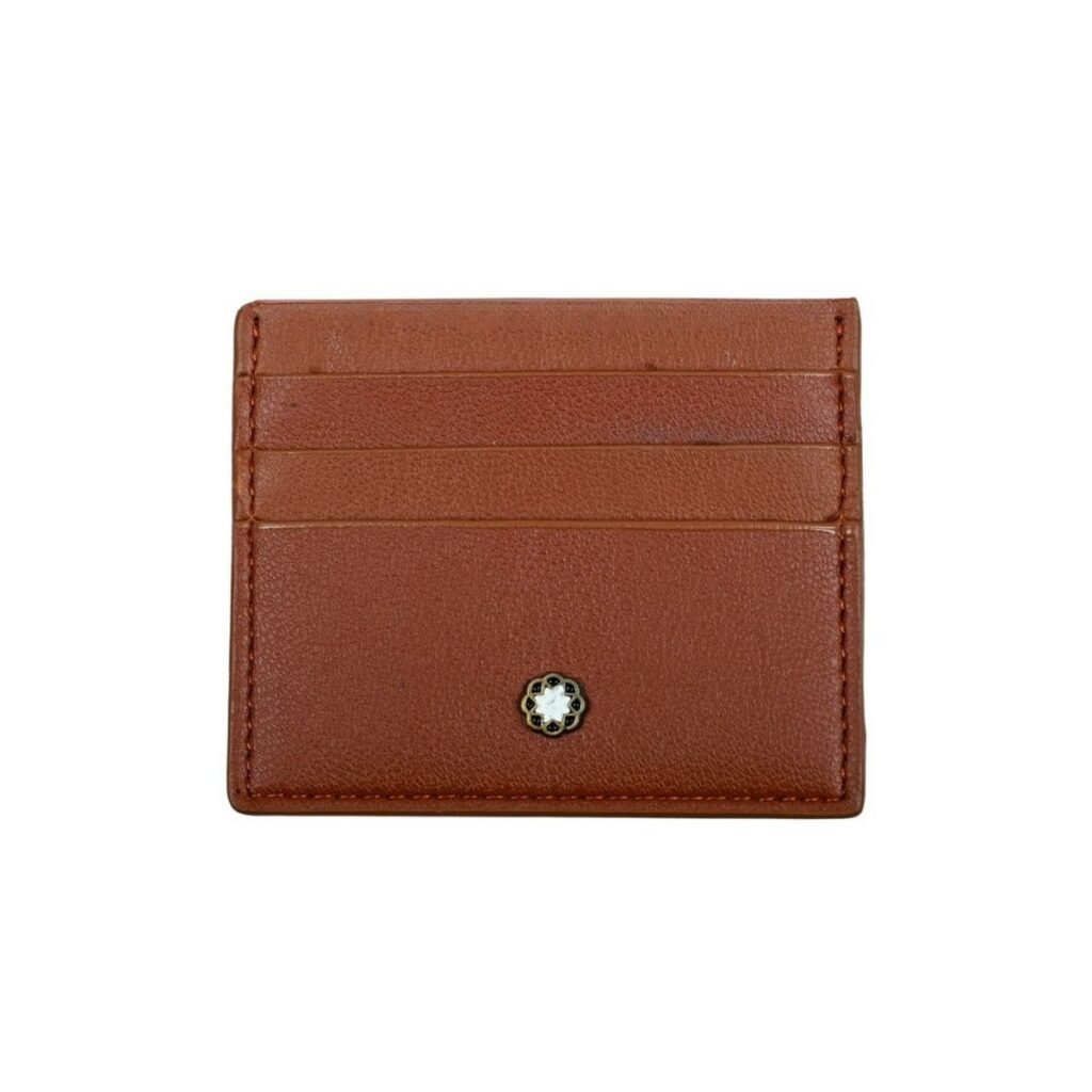 Tan RFID Card Case