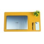 ROUNAQUE® Work Slate Yellow Desk Mat