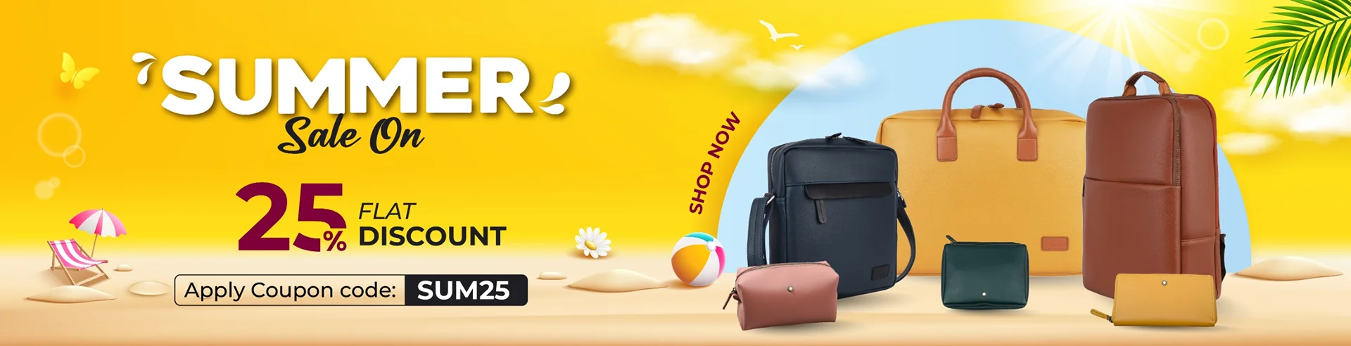 Summer Sale On - 25% Flat Discount on Leather Products